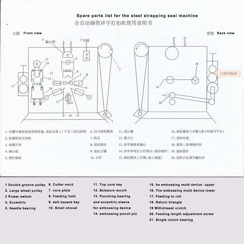 Poly strapping clips